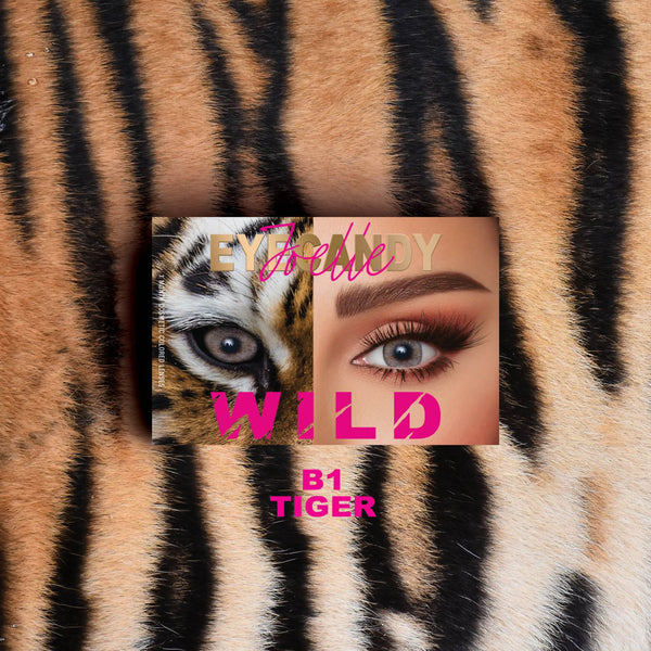 EYECANDY NON MEDICATED CONTACT LENS B1 TIGER - PWR 0