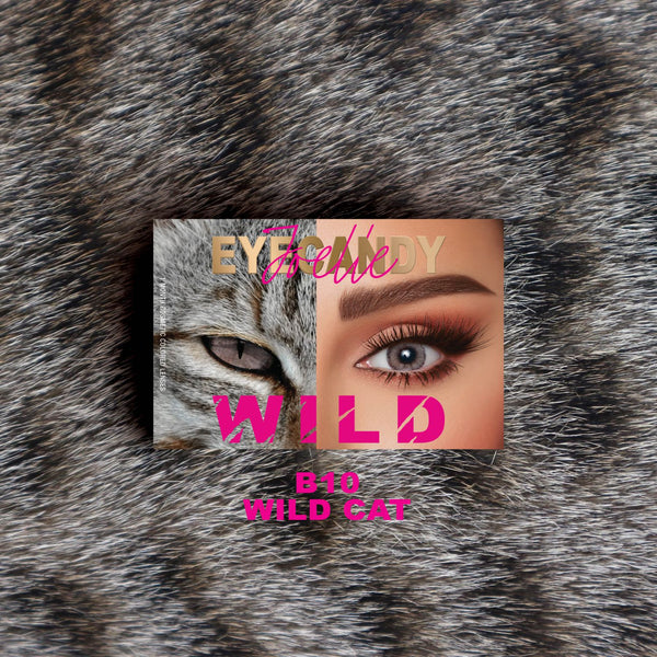 EYECANDY NON MEDICATED CONTACT LENS B10 WILD CAT - PWR 0