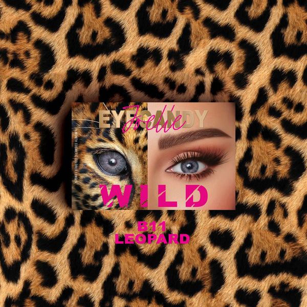 EYECANDY NON MEDICATED CONTACT LENS B11 LEOPARD - PWR 0