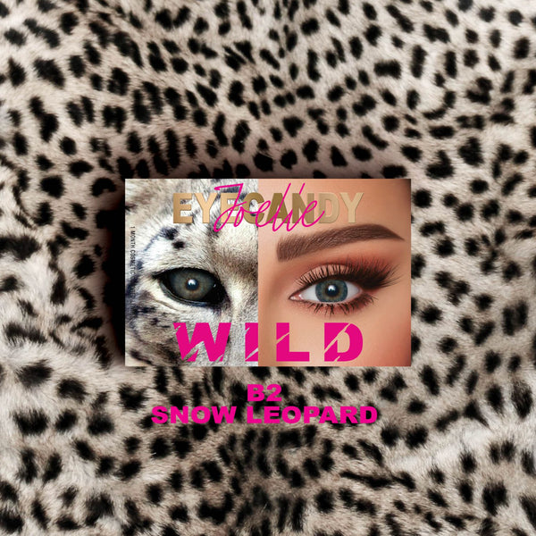 EYECANDY NON MEDICATED CONTACT LENS B2 SNOW LEOPARD - PWR 0